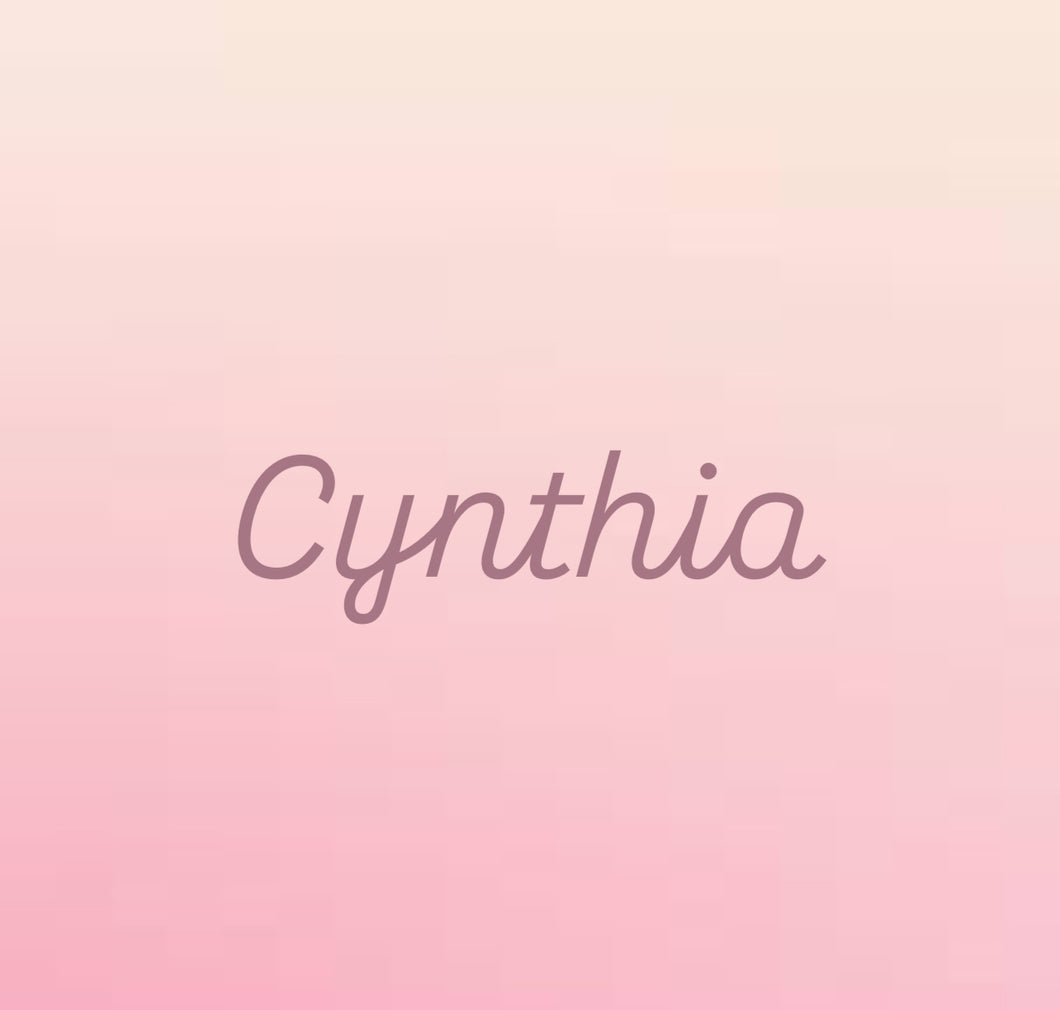 Mto for Cynthia